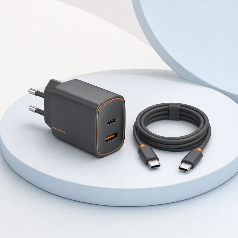 Generiertes Symbolbild eines USB-C-Ladegeräts